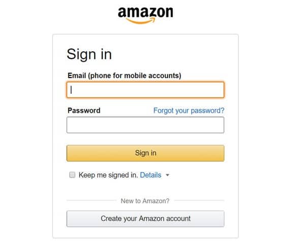 Affiliation Amazon