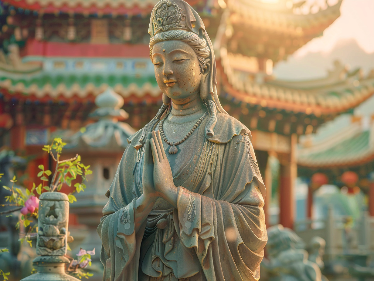 guanyin  déesse de la miséricorde : origines et culte en asie - guanyin  asie