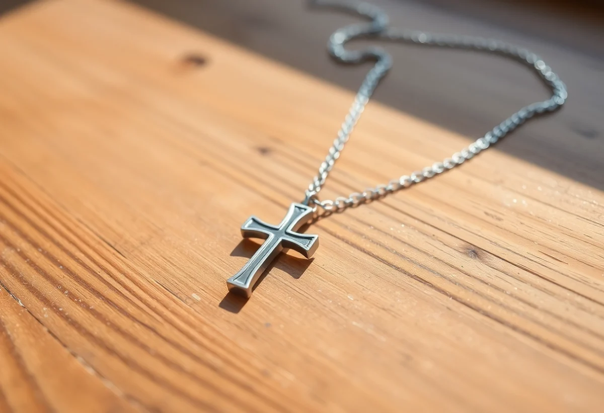 collier croix mode