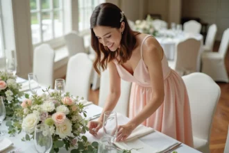 Décoration élégante de table pour un mariage champêtre ou sophistiqué